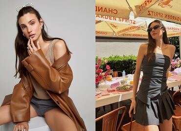 Macarena Achaga incendió París con un vestido transparente