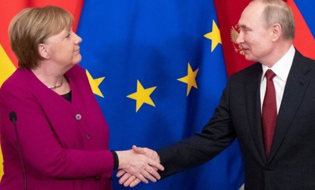 Merkel y Putin se reunieron esta semana en Moscú para hablar, entre otros asuntos, de Libia. Foto: Reuters