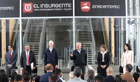 Inauguran tren Interurbano México-Toluca, "El Insurgente"