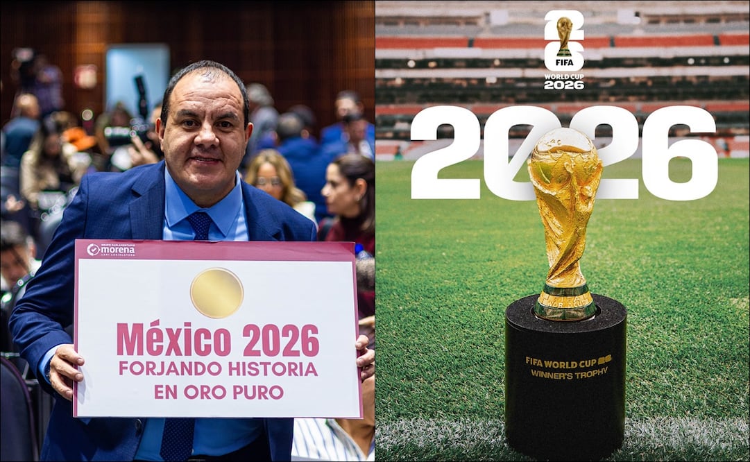 Cámara de Diputados avaló la emisión de tres monedas conmemorativas de la Copa FIFA 2026 / FOTOS: @cuauhtemocb10 y @fifaworldcup_es
