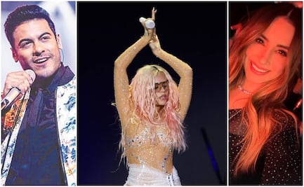 Carlos Rivera y Cynthia Rodríguez presumen, por separado, sus fotos con Karol G