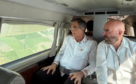 Villarreal supervisa crecida del río Pánuco en Tamaulipas; asegura que "están preparados" ante cualquier emergencia