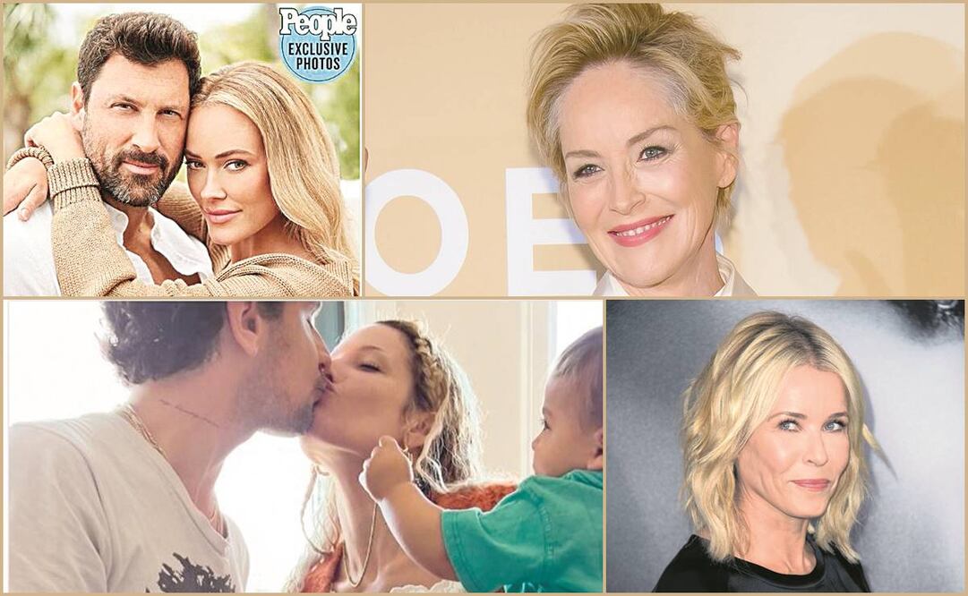 De izquierda a derecha: Peta Murgatroyd, Halsey, Sharon Stone, Chelsea Handler. Foto: Archivo/EL UNIVERSAL.