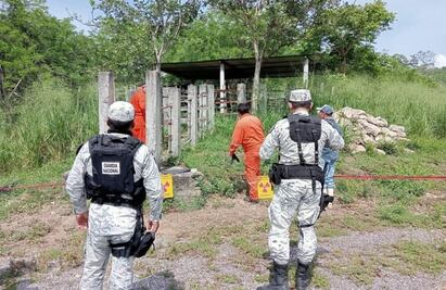 Hallan en Mezcalapa contenedor con fuente radiactiva que fue robada en Tabasco