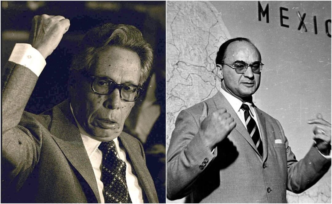 Gustavo Díaz Ordaz y Luis Echeverría Álvarez. Foto: Archivo. EL UNIVERSAL