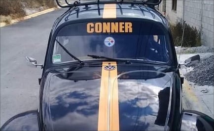 Aficionado personaliza vocho con los colores de Steelers 