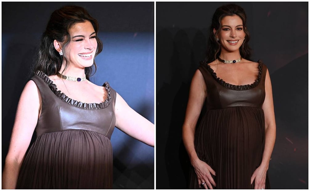 La actriz estadounidense Anne Hathaway posa durante una sesión fotográfica previa al estreno de la película "La Odisea"' en el cine Grand Rex de París.
Foto de JULIEN DE ROSA / AFP.