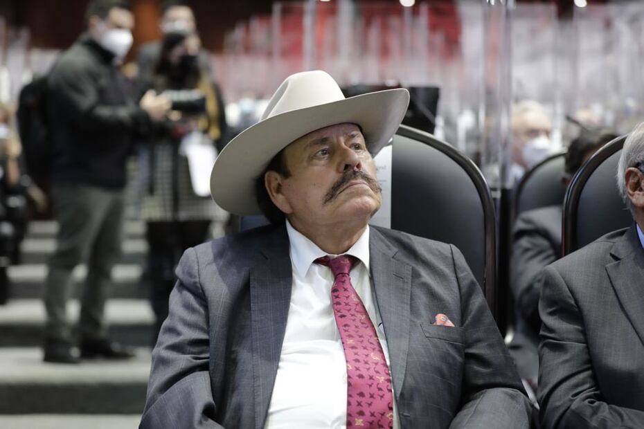 Armando Guadiana en la Cámara de Diputados. Foto: X @aguardiana