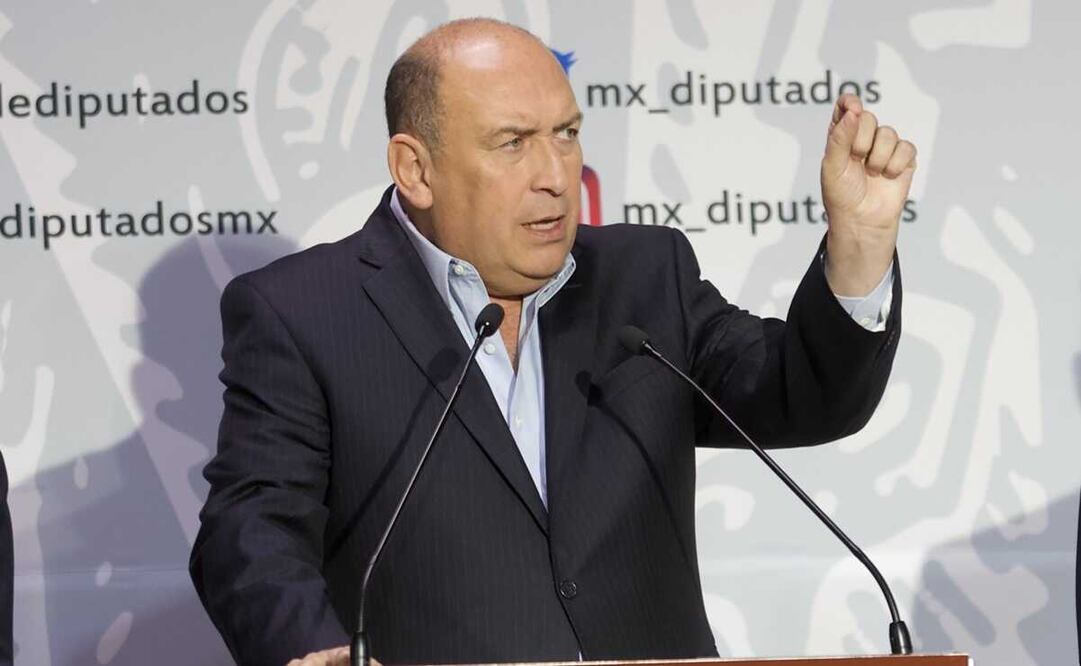 El coordinador de los diputados federales del PRI, Rubén Moreira Valdez, recordó que desde la legislatura pasada planteó la iniciativa. Foto: EL UNIVERSAL