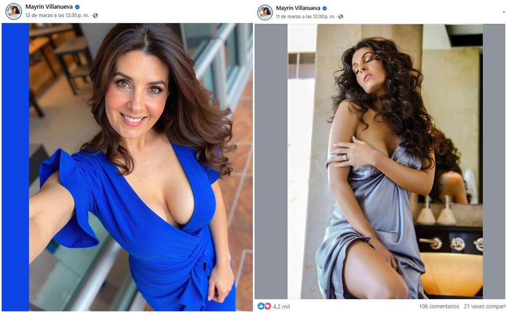 Mayrín Villanueva perdió el control de su cuenta de Facebook, donde segura que se publican fotos en las que usan su rostro pero el cuerpo de otra persona.