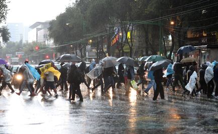 Activan alerta amarilla por intensificación de lluvias en CDMX