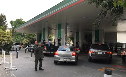 Conductores encuentran combustible en gasolinera de Polanco