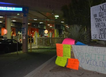 Removal of peaceful protest in Sonora