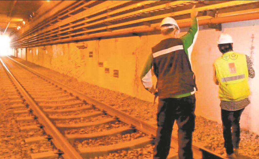 De acuerdo con la Secretaría de Obras y Servicios, el martes se avanzó con la inspección física de Culhuacán hacia Atlalilco. Foto: Tomada de video.