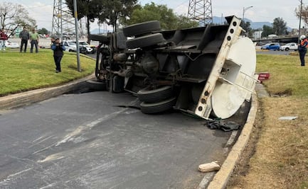 Vuelca pipa de agua potable en alcaldía Iztapalapa; no hay personas lesionadas