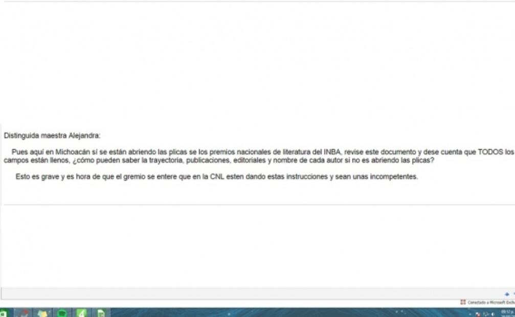 Fraude en premio de literatura del INBAL