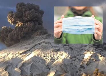Llaman a usar cubrebocas por caída de ceniza del volcán Popocatépetl en Puebla