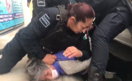 Mujer sometida por policías en Pachuca pide justicia por las agresiones a Gobernador de Hidalgo