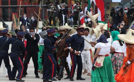 Así fue la ceremonia del 110 aniversario de la Revolución encabezada por AMLO