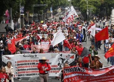 Calles cerradas por marcha de la CNTE en CDMX hoy, 10 de julio; conoce las alternativas viales