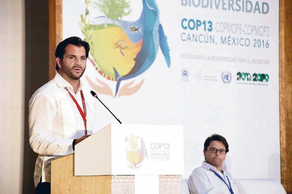 Rafael Pacchiano presentó la “Declaración de Cancún”, en la que las naciones que participan en la COP-13 se comprometieron a luchar por el ambiente. (TOMADA DE FACEBOOK)