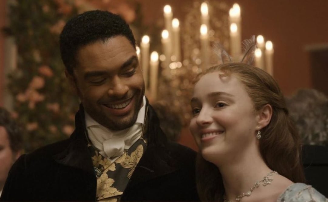 Daphne Bridgerton y el duque de Hastings. Fuente: Instagram @bridgertonfamily_official