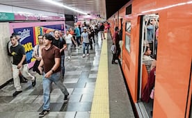 ¡Lenta! La línea 1 del metro continua ofreciendo servicio con retrasos