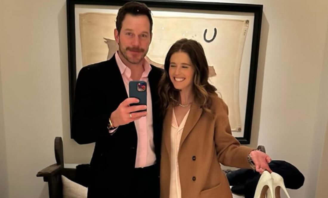 Chris Pratt y Katherine Schwarzenegger. Foto: Instagram oficial.