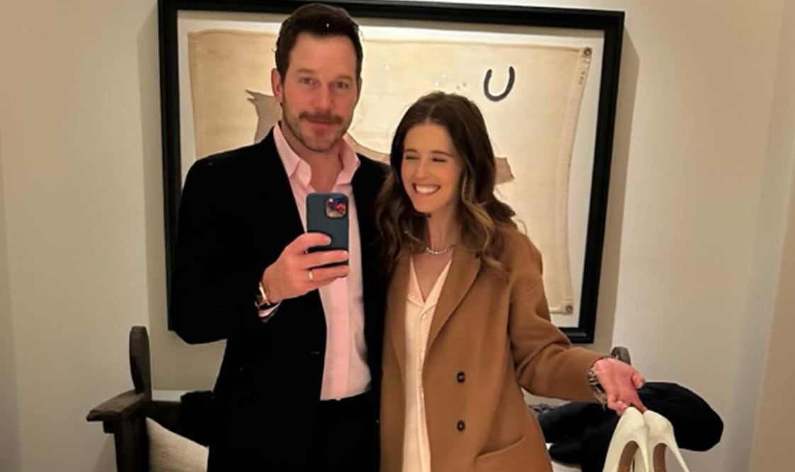 Chris Pratt y Katherine Schwarzenegger. Foto: Instagram oficial.