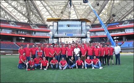 Los Diablos Rojos visitaron su nuevo estadio