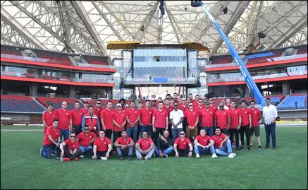 Los Diablos Rojos visitaron su nuevo estadio