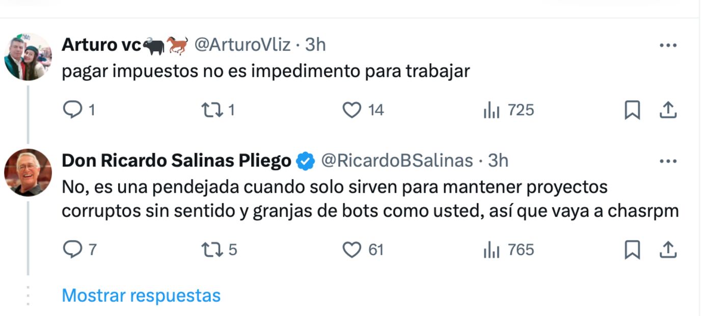 Salinas Pliego lanza contundente consejo al gobierno. Foto: Captura de pantalla