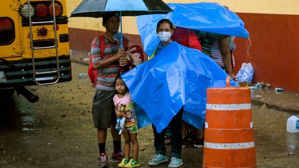 La caravana de migrantes había salido desde Honduras con destino a EU. Foto: Getty Images