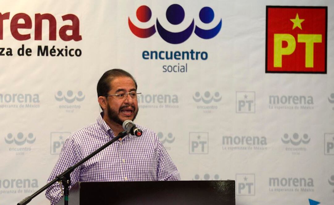 El dirigente del Partido Encuentro Social, Hugo Eric Flores