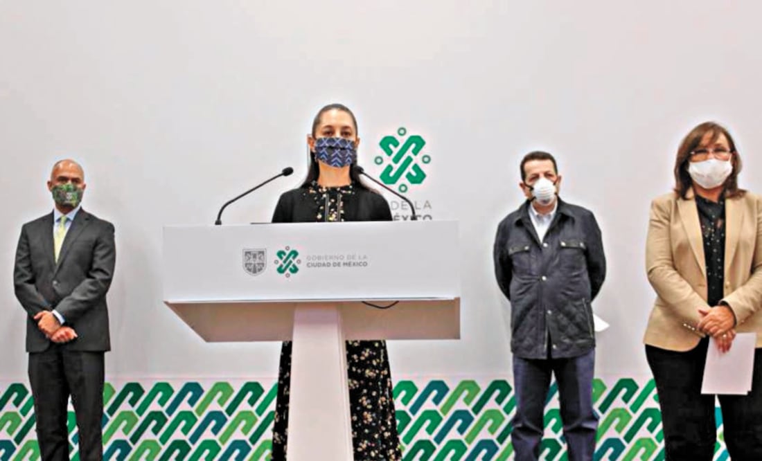 La jefa de Gobierno, Claudia Sheinbaum y la secretaria de Energía, Rocío Nahle anunciaron el plan de ahorro energético para la capital. Foto: ESPECIAL