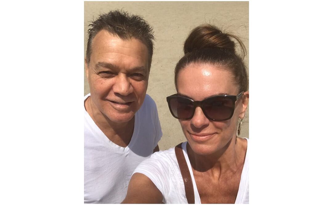 Foto: Eddie Van Halen y su esposa Janie Liszewski