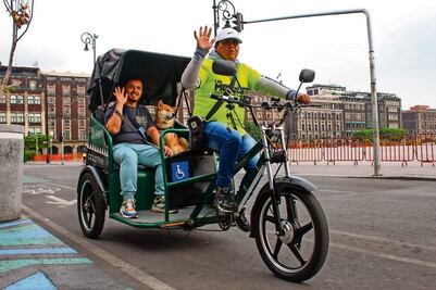 Semovi emplacará a ciclotaxis del Centro Histórico