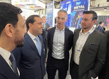 Yucatán muestra avances tecnológicos en la feria industrial Hannover Messe en Alemania