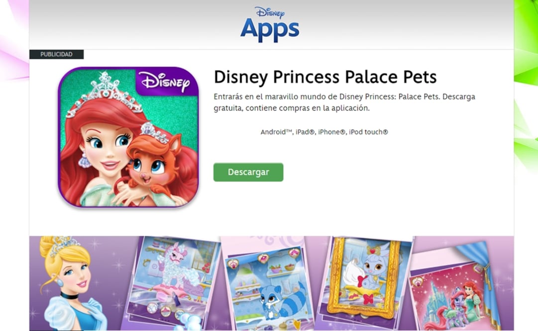 Foto: Captura juegos.disney.es