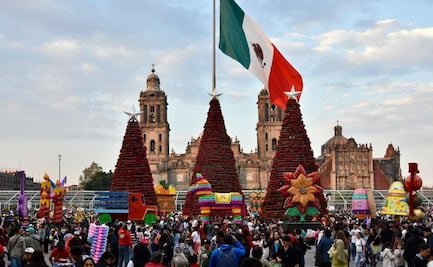 1.5 millones de personas acudieron al festival Luces de Invierno en el Zócalo capitalino; tuvo Nacimiento Monumental
