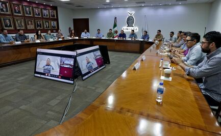 Tras dar a luz, gobernadora de Sinaloa preside a distancia reunión de gabinete; pide reforzar operativos de seguridad en zonas turísticas