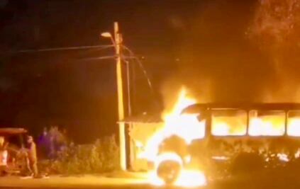 Tras incendio de unidad, línea de autobuses México-Tizayuca anuncia cancelación de rutas