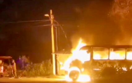 Tras incendio de unidad, línea de autobuses México-Tizayuca anuncia cancelación de rutas