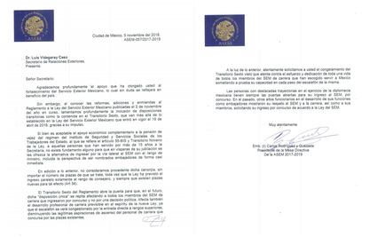 Diplomáticos de carrera se rebelan a canciller