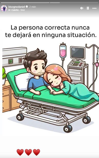 Daniel Bisogno agradece a los que han estado a su lado en la crisis de salud que empezó desde hace un año.