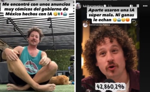 Luisito Comunica arremete contra el Gobierno; denuncia uso no autorizado de su imagen con IA