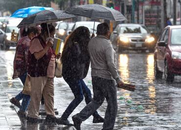 ¡Saca el paraguas! ¿A qué hora lloverá en la CDMX?