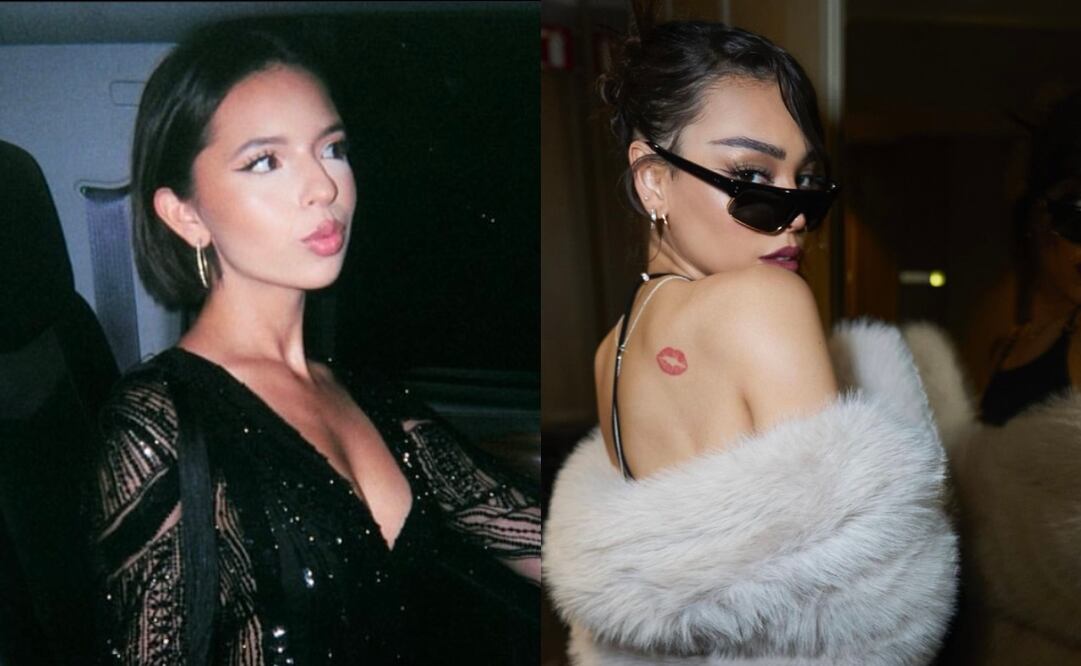 Ángela Aguilar y Danna Paola conjuntaron sus talentos con la música del DJ Steve Aoki. Foto: Instagram @angela_aguilar_ /@dannapaola