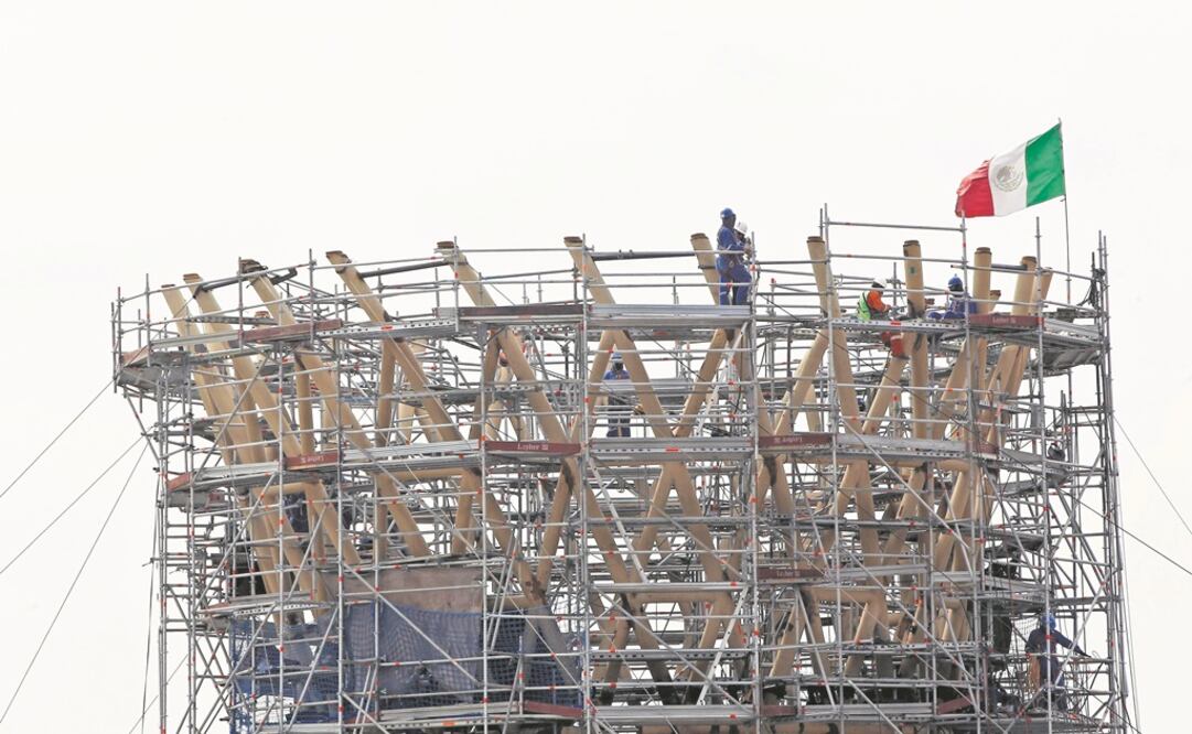 Obras del NAIM. Foto: Archivo/EL UNIVERSAL 