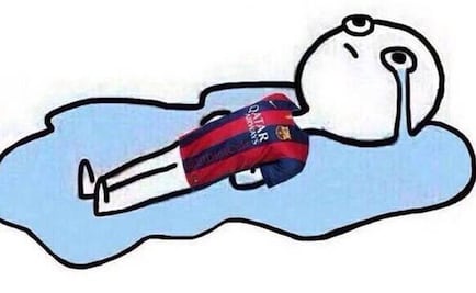 Barcelona llora, hasta en los memes
